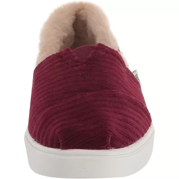 TOMS Womens Alpargata Cupsole SlipOnBurgundy