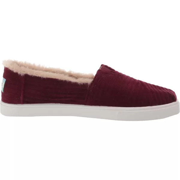 TOMS Womens Alpargata Cupsole SlipOnBurgundy