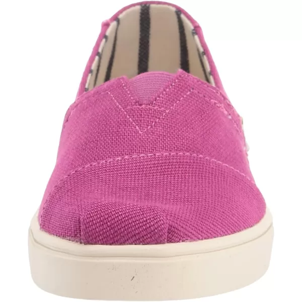TOMS Womens Alpargata Cupsole SlipOnDark Fuchsia Heritage Canvas