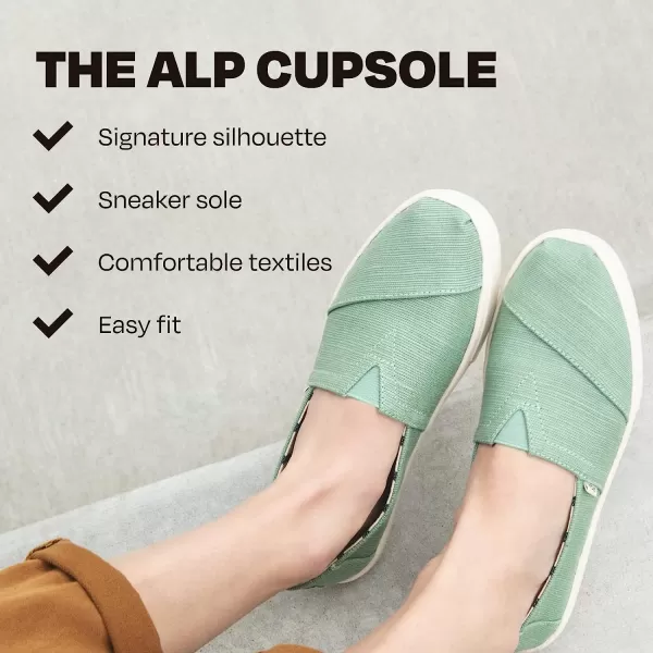 TOMS Womens Alpargata Cupsole SlipOnDirty Olive