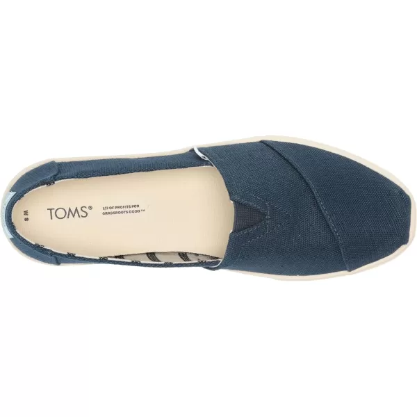 TOMS Womens Alpargata Cupsole SlipOnMajolica Blue