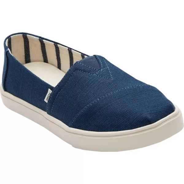 TOMS Womens Alpargata Cupsole SlipOnMajolica Blue Heritage Canvas