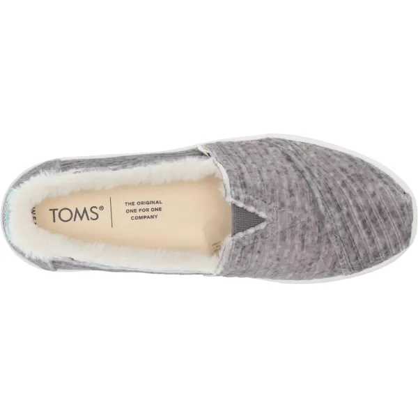 TOMS Womens Alpargata Cupsole SlipOnMid Grey