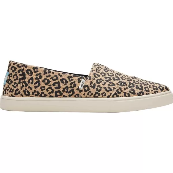 TOMS Womens Alpargata Cupsole SlipOnNatural Textured Small Leopard
