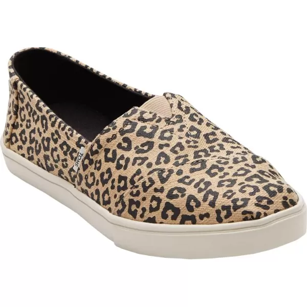 TOMS Womens Alpargata Cupsole SlipOnNatural Textured Small Leopard