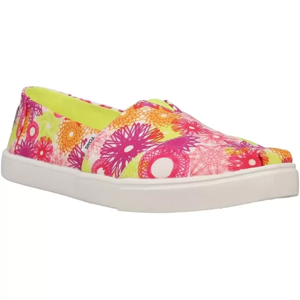 TOMS Womens Alpargata Cupsole SlipOnPink Multi Spirograph