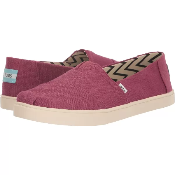 TOMS Womens Alpargata Cupsole SlipOnVintage Rose Heritage Canvas