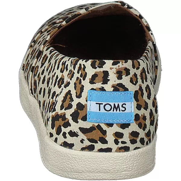 TOMS Womens Avalon Leopard Slip On Sneakers Shoes Casual  GreyBirch