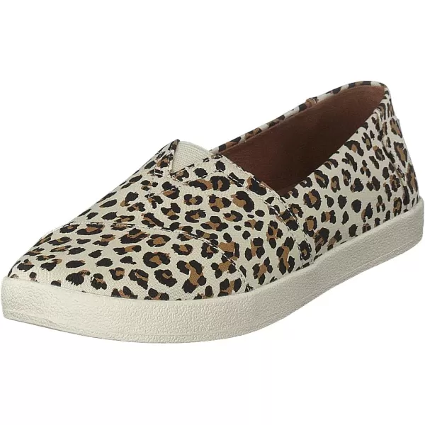 TOMS Womens Avalon Leopard Slip On Sneakers Shoes Casual  GreyBirch