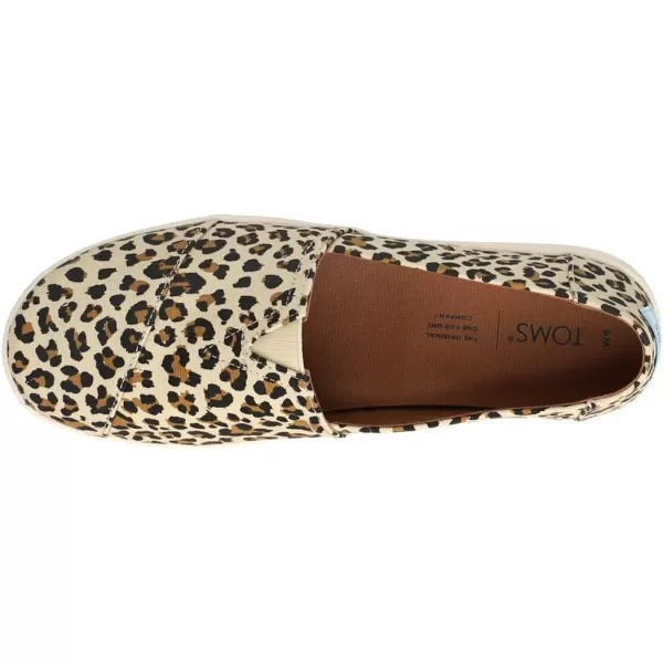 TOMS Womens Avalon Leopard Slip On Sneakers Shoes Casual  GreyBirch Leopard Print