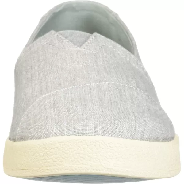 TOMS Womens Avalon Leopard Slip On Sneakers Shoes Casual  GreyDrizzle Grey Micro Crosshatch