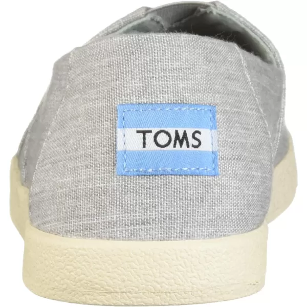 TOMS Womens Avalon Leopard Slip On Sneakers Shoes Casual  GreyDrizzle Grey Micro Crosshatch