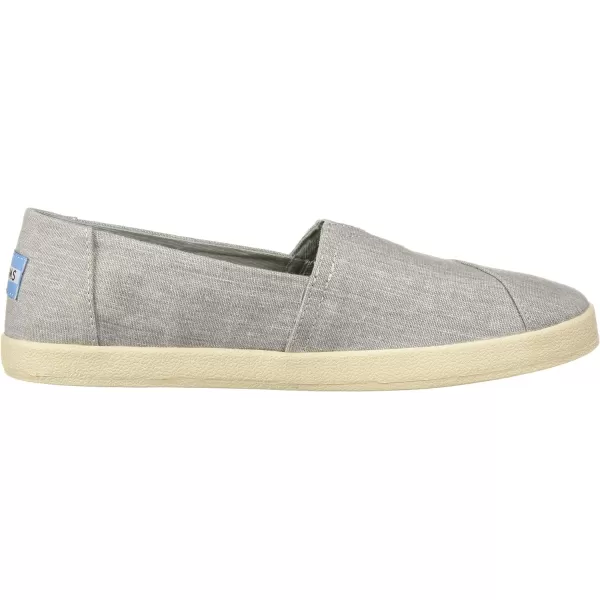 TOMS Womens Avalon Leopard Slip On Sneakers Shoes Casual  GreyDrizzle Grey Micro Crosshatch