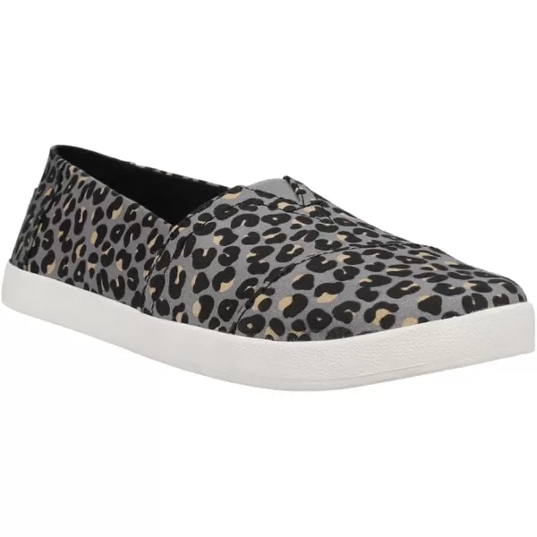 TOMS Womens Avalon Leopard Slip On Sneakers Shoes Casual  GreyGrey Leopard