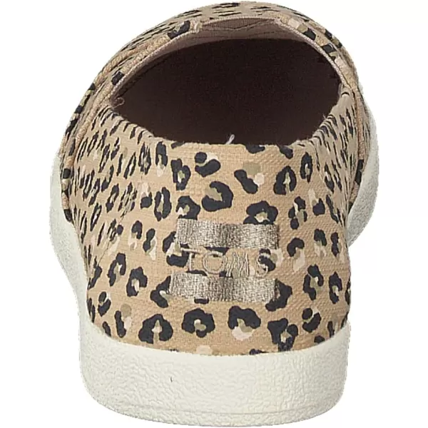 TOMS Womens Avalon Leopard Slip On Sneakers Shoes Casual  GreyNatural Textured Leopard