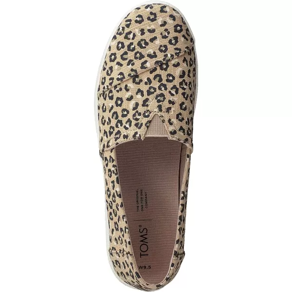 TOMS Womens Avalon Leopard Slip On Sneakers Shoes Casual  GreyNatural Textured Leopard