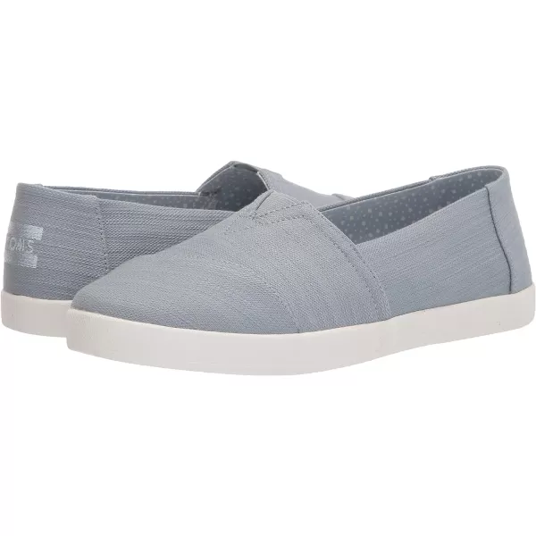 TOMS Womens Avalon Leopard Slip On Sneakers Shoes Casual  GreySky Blue