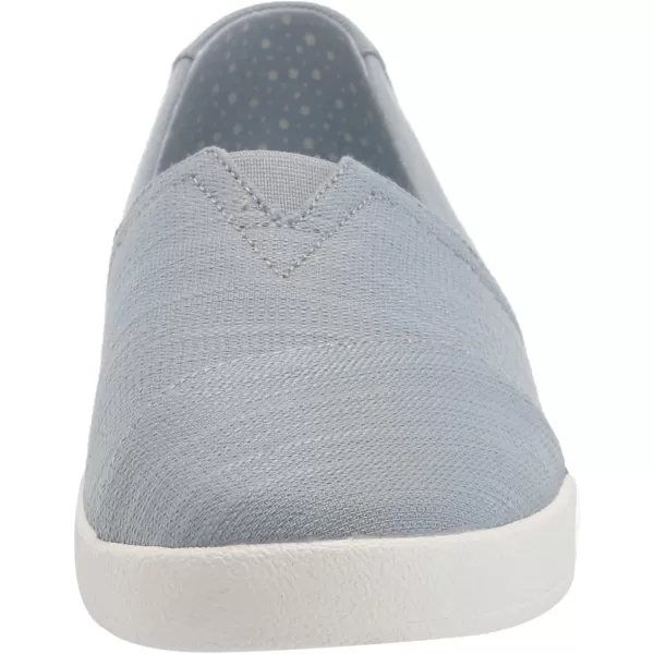 TOMS Womens Avalon Leopard Slip On Sneakers Shoes Casual  GreySky Blue