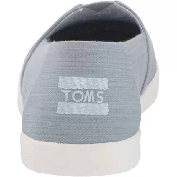 TOMS Womens Avalon Leopard Slip On Sneakers Shoes Casual  GreySky Blue