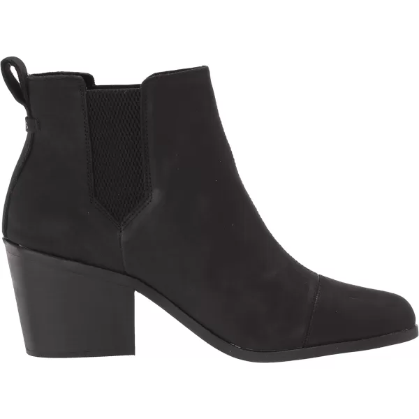 TOMS Womens Everly Pull On Casual Boots Ankle Mid Heel 23  BrownBlack