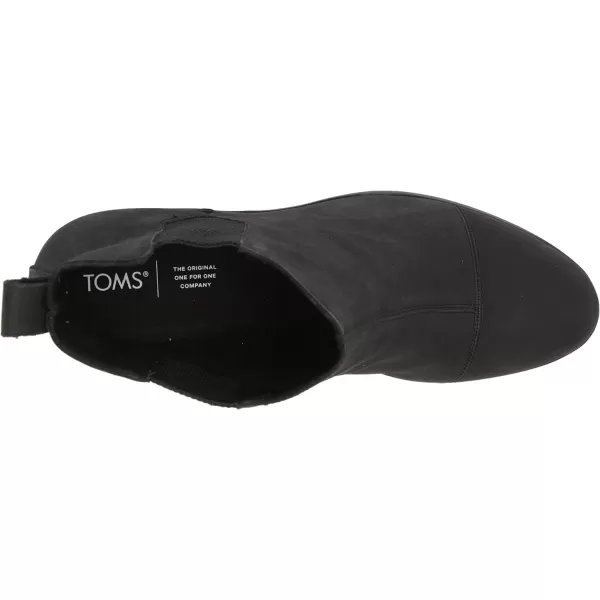 TOMS Womens Everly Pull On Casual Boots Ankle Mid Heel 23  BrownBlack