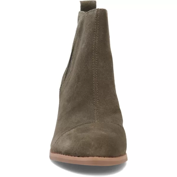 TOMS Womens Everly Pull On Casual Boots Ankle Mid Heel 23  BrownBrown