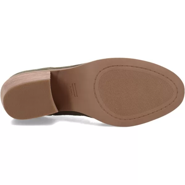 TOMS Womens Everly Pull On Casual Boots Ankle Mid Heel 23  BrownBrown