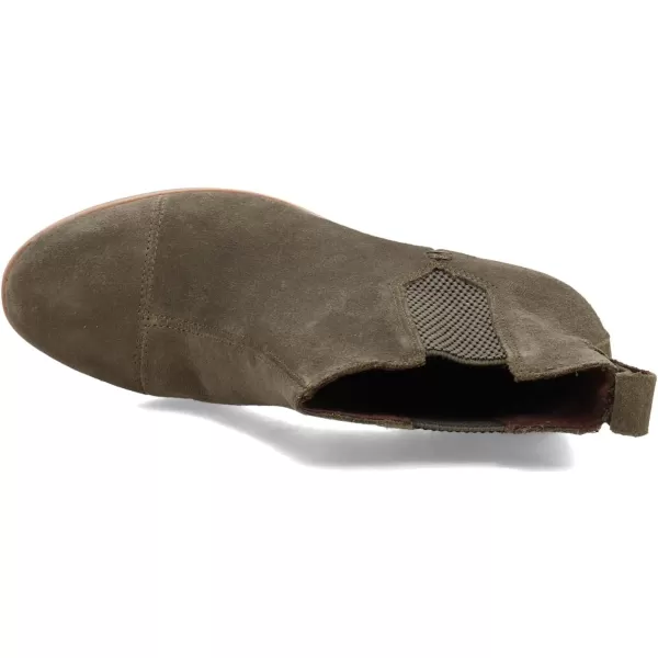 TOMS Womens Everly Pull On Casual Boots Ankle Mid Heel 23  BrownBrown