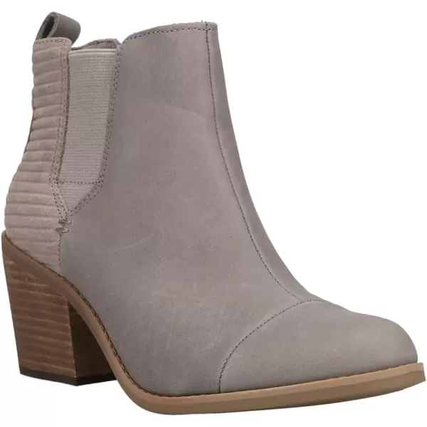 TOMS Womens Everly Pull On Casual Boots Ankle Mid Heel 23  BrownGrey