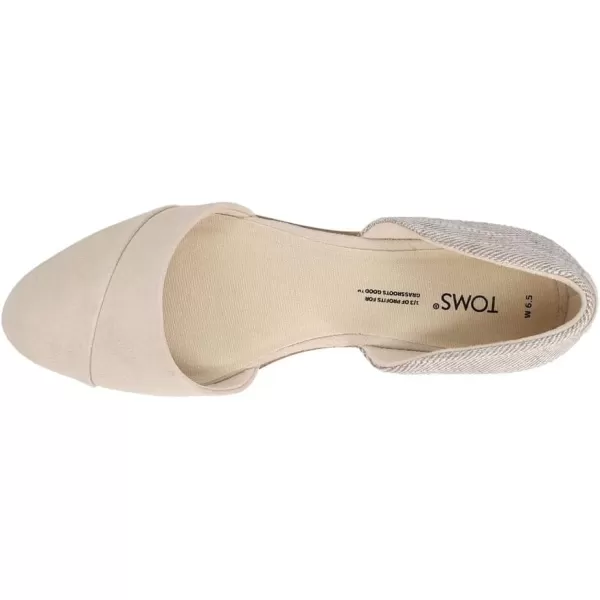 TOMS Womens Jutti DOrsay FlatBeige
