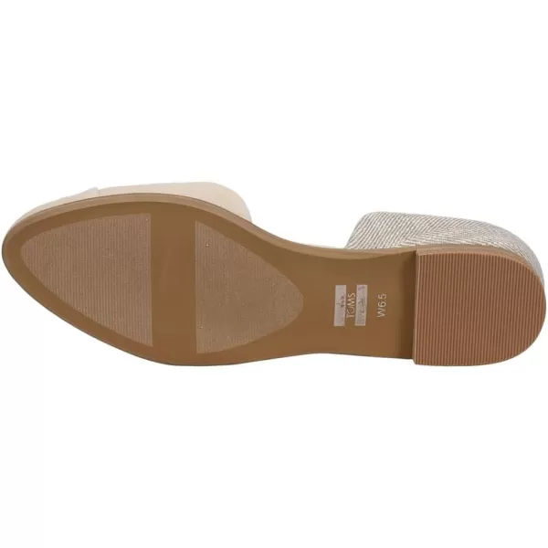 TOMS Womens Jutti DOrsay FlatBeige