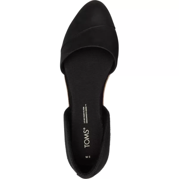 TOMS Womens Jutti DOrsay FlatBlack