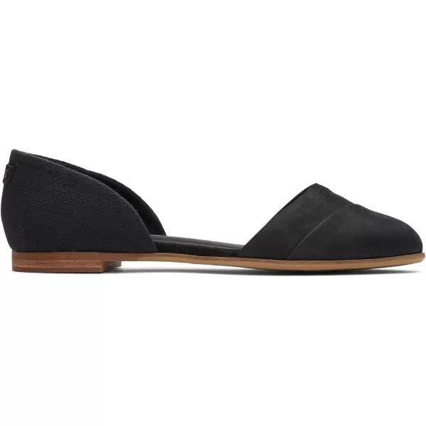 TOMS Womens Jutti DOrsay FlatBlack