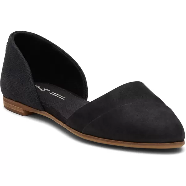 TOMS Womens Jutti DOrsay FlatBlack