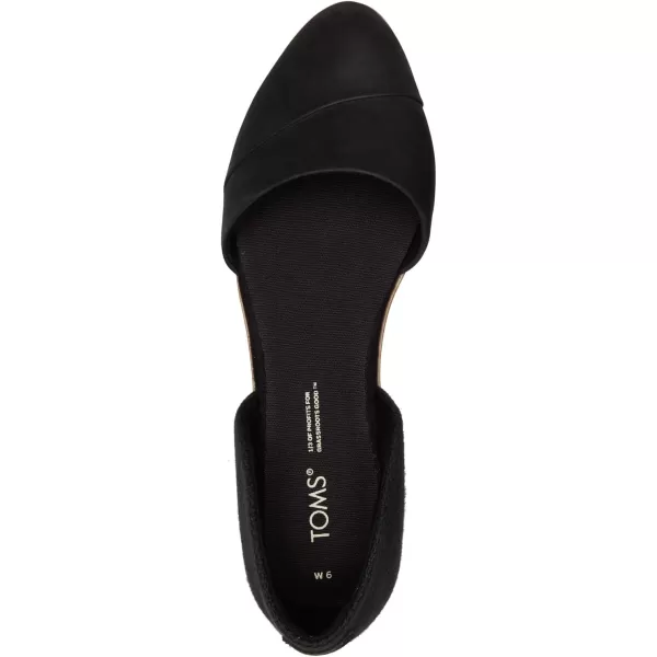 TOMS Womens Jutti DOrsay FlatBlack