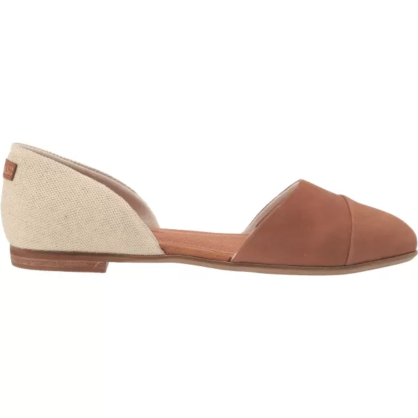 TOMS Womens Jutti DOrsay FlatBrown Sugar