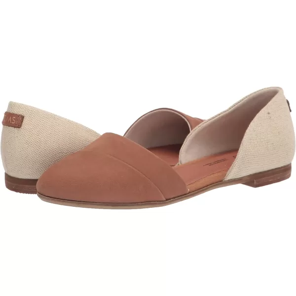 TOMS Womens Jutti DOrsay FlatBrown Sugar
