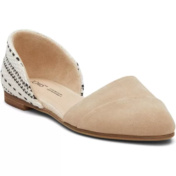 TOMS Womens Jutti DOrsay FlatOatmeal