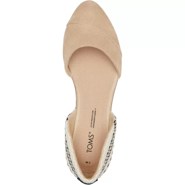 TOMS Womens Jutti DOrsay FlatOatmeal