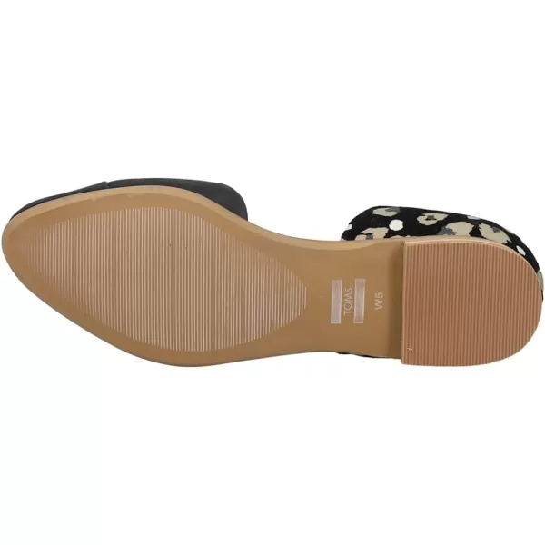 TOMS Womens Jutti Dorsay Slip On Flats Casual  BeigeBlack