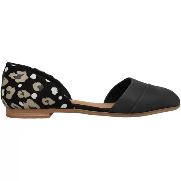 TOMS Womens Jutti Dorsay Slip On Flats Casual  BeigeBlack