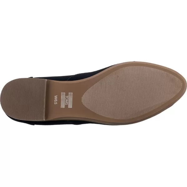 TOMS Womens Jutti Neat Slip On Flats Casual  WhiteBlack