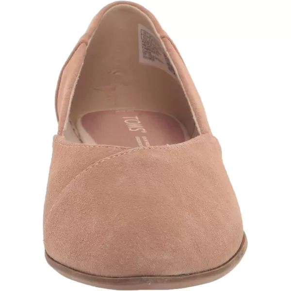 TOMS Womens Jutti Neat Slip On Flats Casual  WhiteBuck Brown
