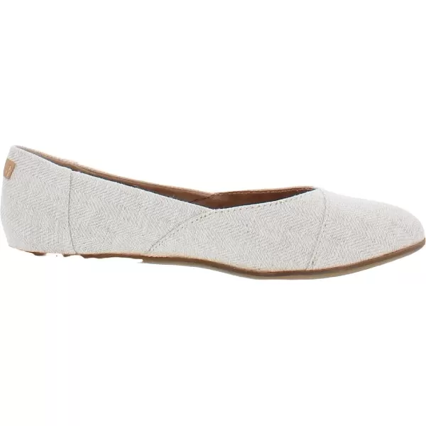 TOMS Womens Jutti Neat Slip On Flats Casual  WhiteNatural