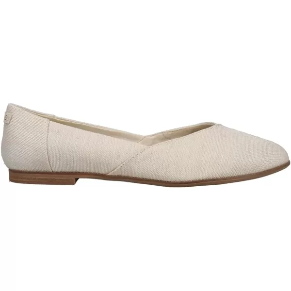 TOMS Womens Jutti Neat Slip On Flats Casual  WhiteNatural Melange Woven