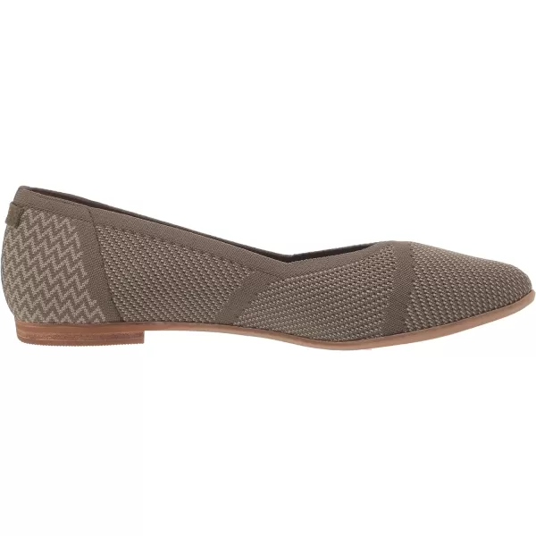 TOMS Womens Jutti Neat Slip On Flats Casual  WhiteOlive Night Repreve Knit