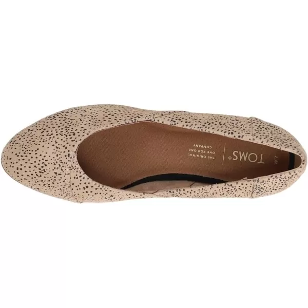 TOMS Womens Jutti Neat Slip On Flats Casual  WhiteSand