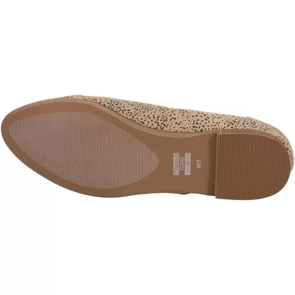 TOMS Womens Jutti Neat Slip On Flats Casual  WhiteSand