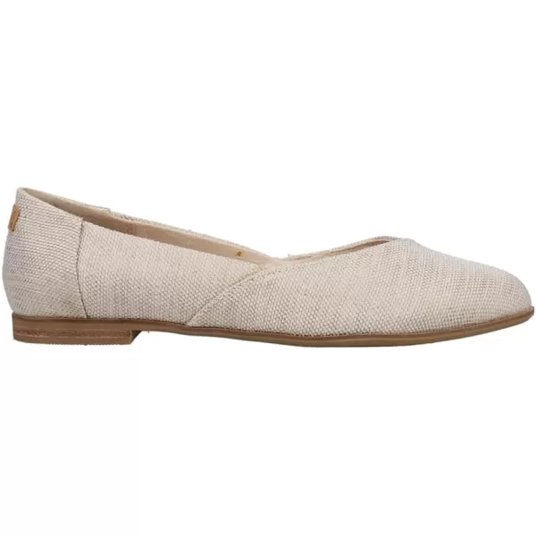 TOMS Womens Jutti Neat Slip On Flats Casual  WhiteWarm Taupe