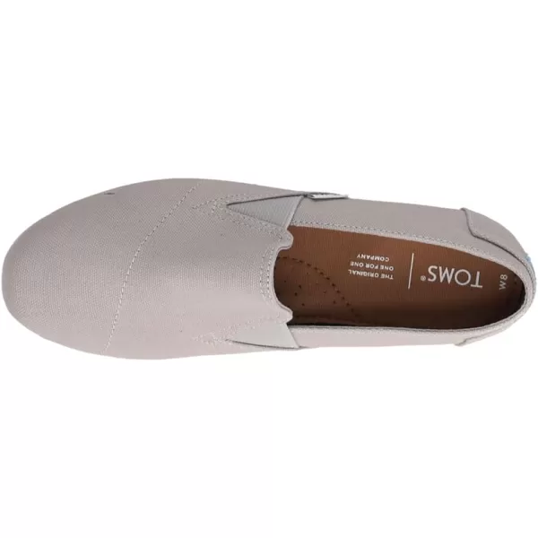 TOMS Womens Redondo Slip On Flats Casual  RedGrey